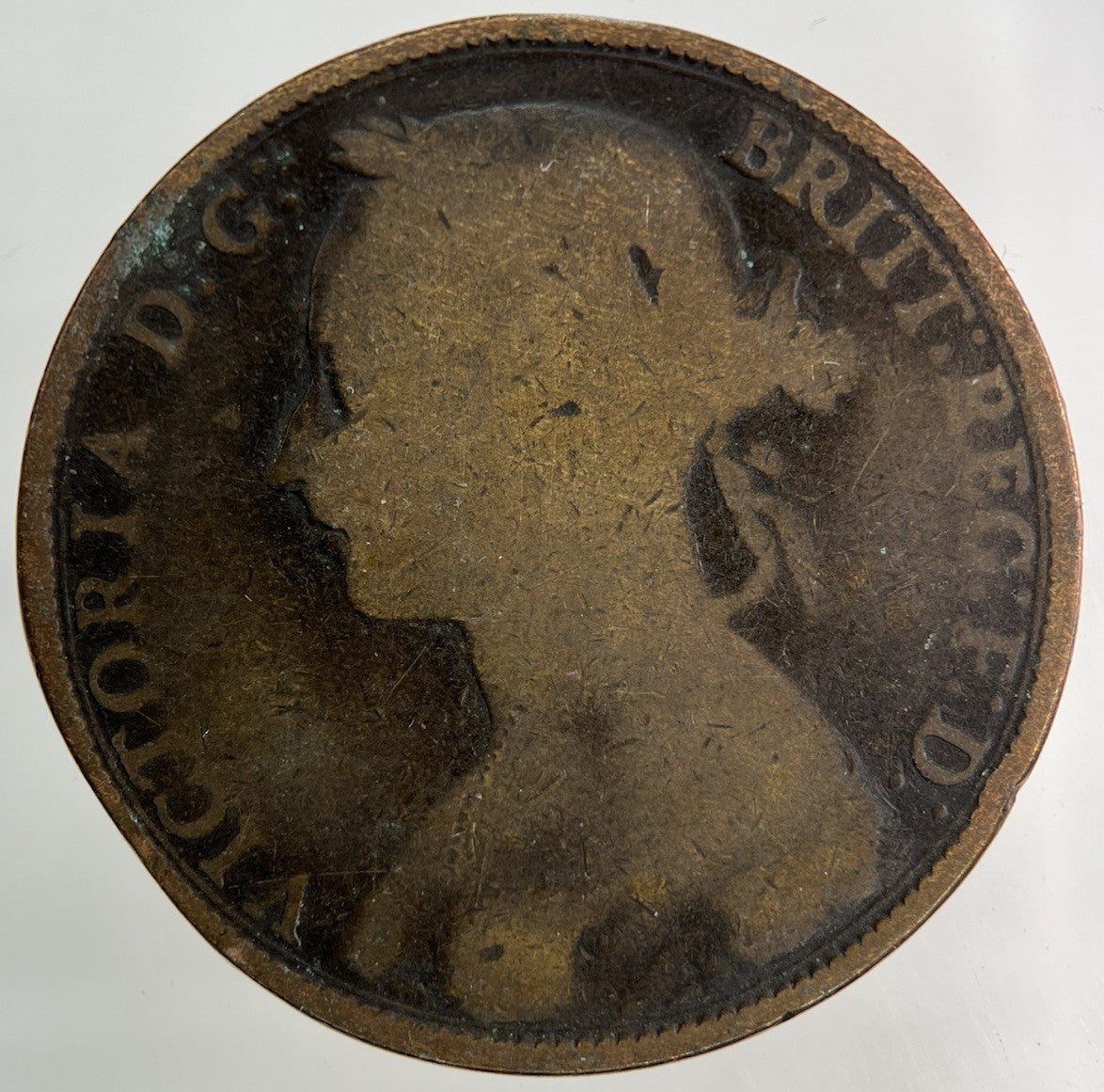 1892 Victoria One Penny Coin | Collectable Grade