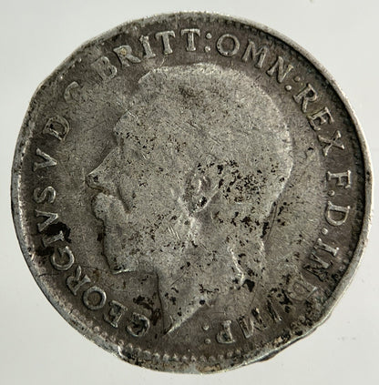 1915 George V Threepence Silver Coin | Fair Grade
