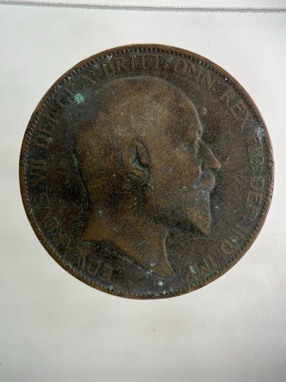 1906 Edward VII One Penny Coin | Collectable Grade