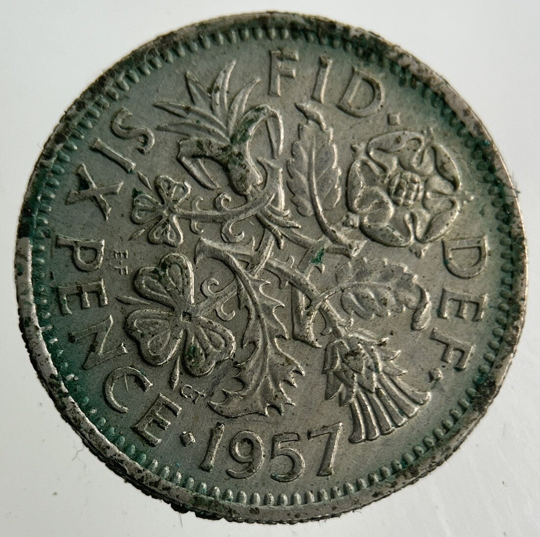 1957 Elizabeth II 2nd Sixpence Coin | Fine Collectable Grade