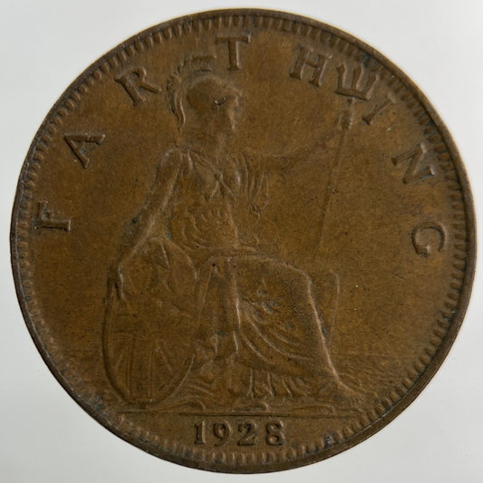 1928 George V Farthing Coin | Collectable Grade