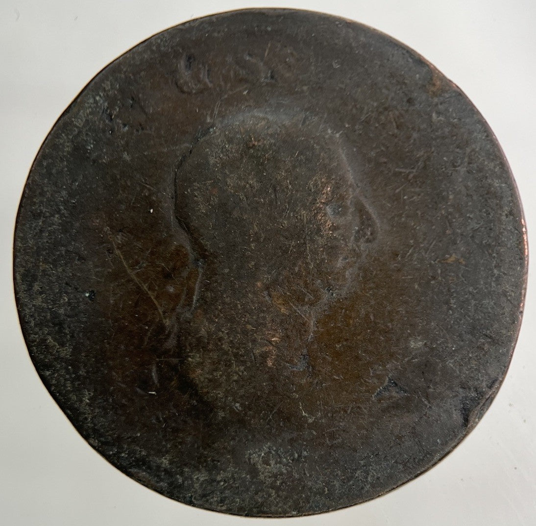 British George III 3rd Half - Penny Coin | Worn Grade