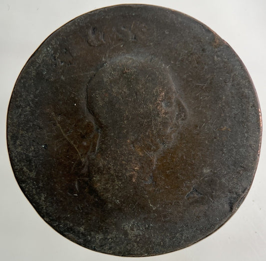 British George III 3rd Half - Penny Coin | Worn Grade