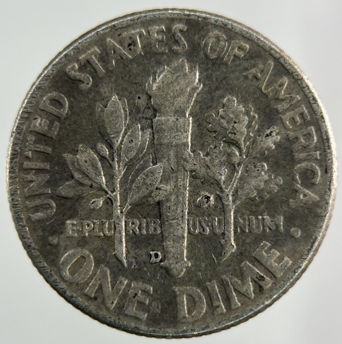 1957 - D US USA Roosevelt Dime Silver Coin | Fine Collectable Grade