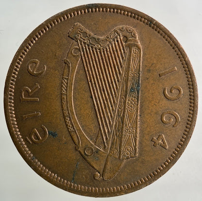 1964 Irish One Penny Coin | Very High Grade