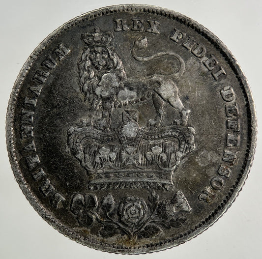 1825 George IV Shilling Silver Coin | Fine Collectable Grade