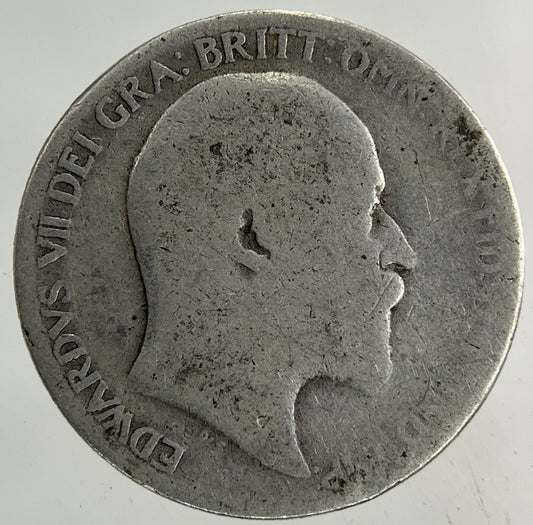 1903 Edward VII Sixpence Silver Coin | Collectable Grade