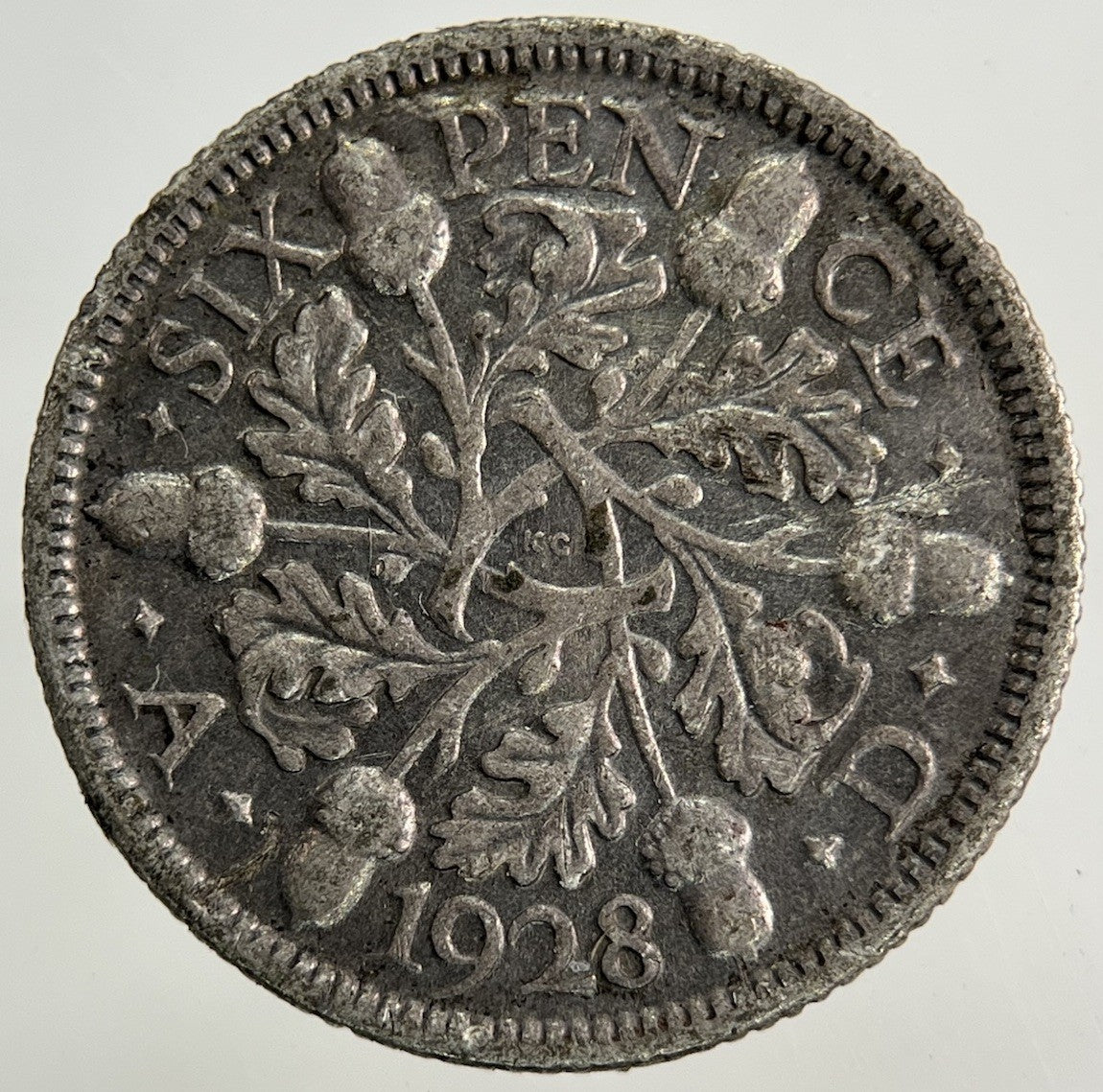 1928 George V Sixpence Silver Coin | Collectable Grade