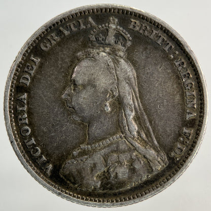 1887 Victoria Shilling Silver Coin | Collectable Grade