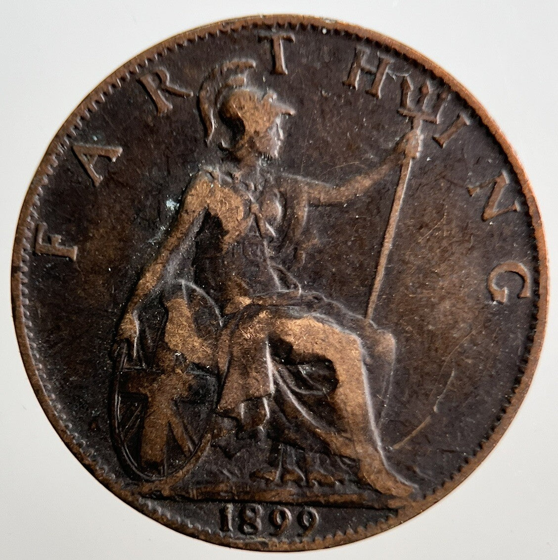 1899 Victoria British Farthing Coin | Collectable Grade