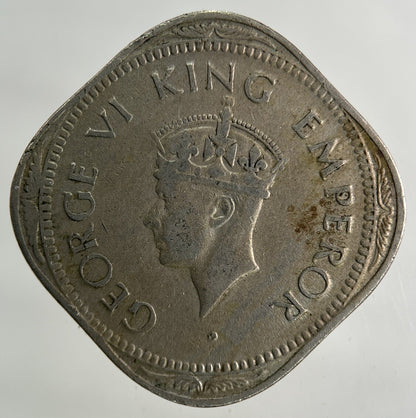 1946 India 2 Annas Coin | Fine Collectable Grade