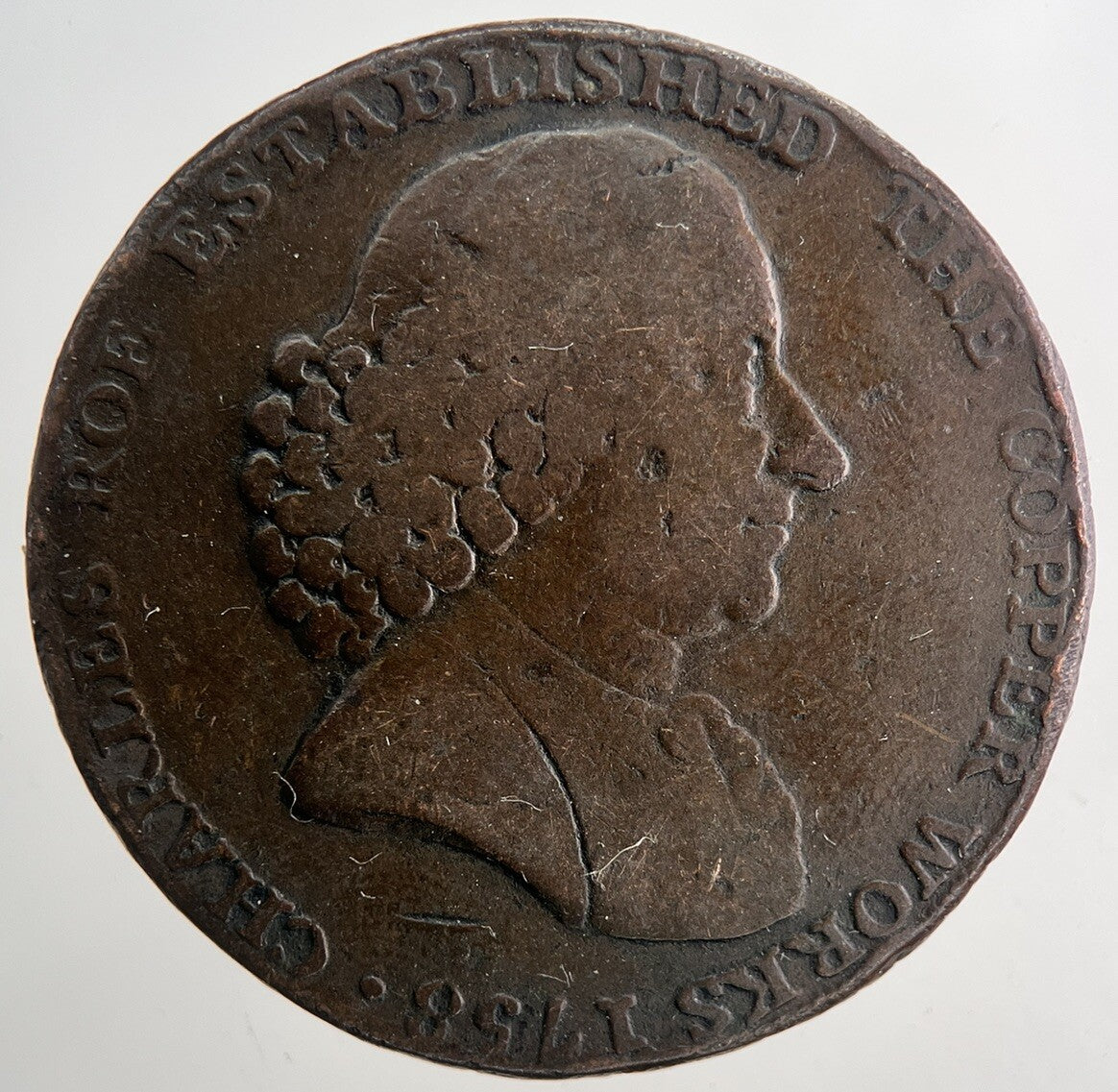 1790 Macclesfield Half - Penny Token Coin | Collectable Grade | a9349