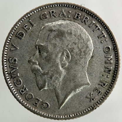 1924 George V Sixpence Silver Coin | Fine Collectable Grade