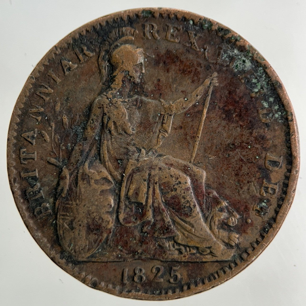 1825 George IV Farthing Coin | Fine Collectable Grade