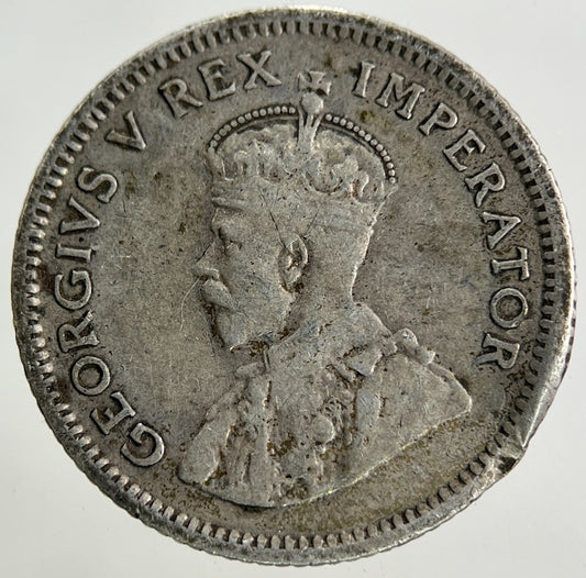 1934 South Africa Sixpence Silver Coin | Fine Collectable Grade