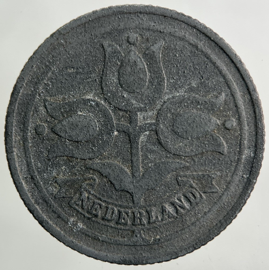 1942 Netherlands 10 Cents Coin | Fine Collectable Grade