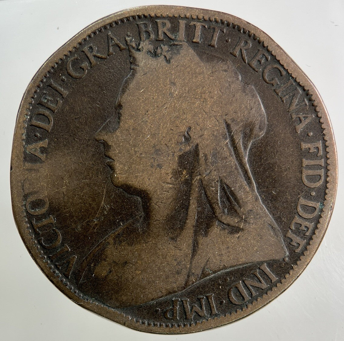 1896 Victoria One Penny Coin | Collectable Grade