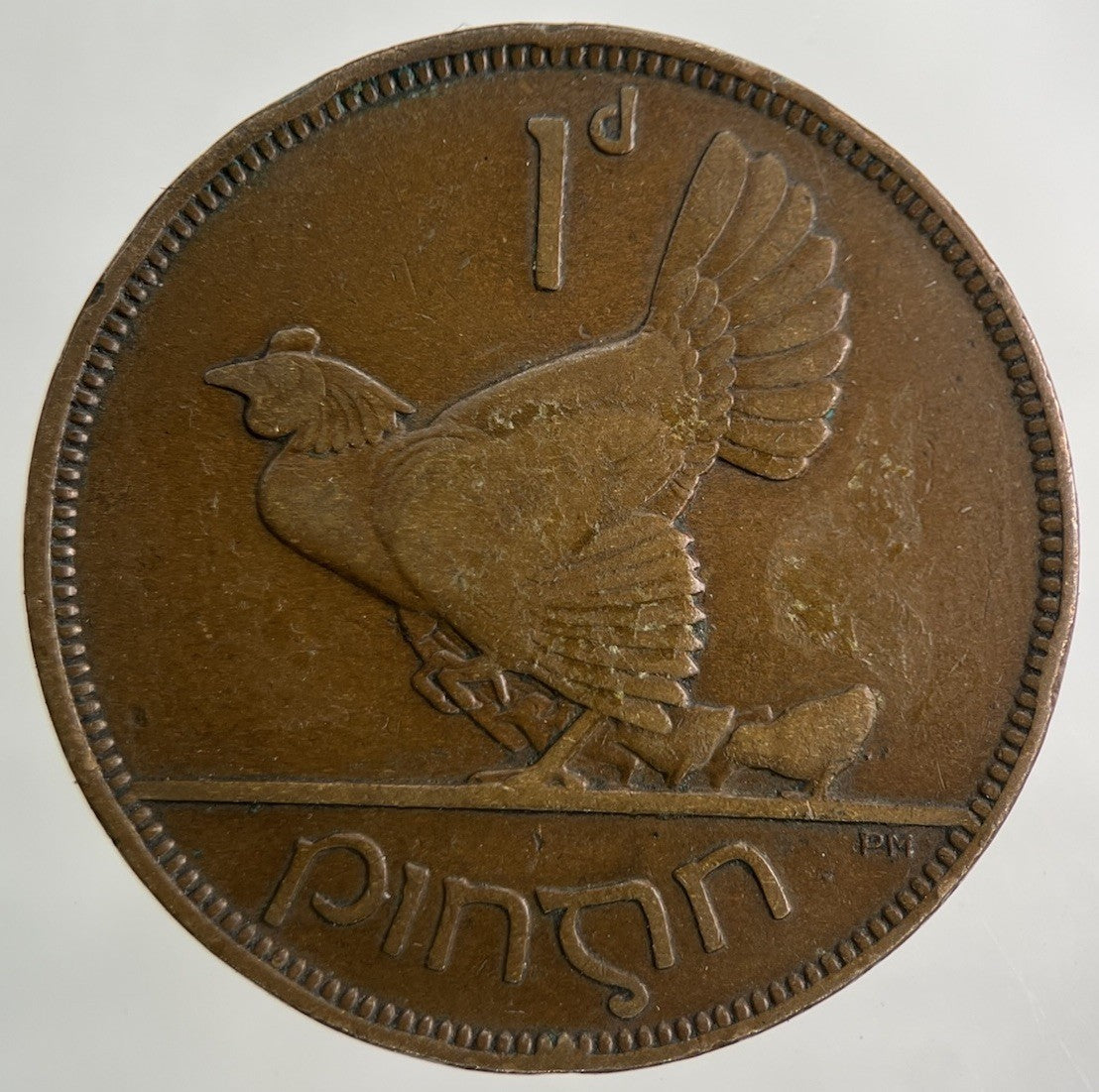 1928 Irish Ireland One Penny Coin | Collectable Grade