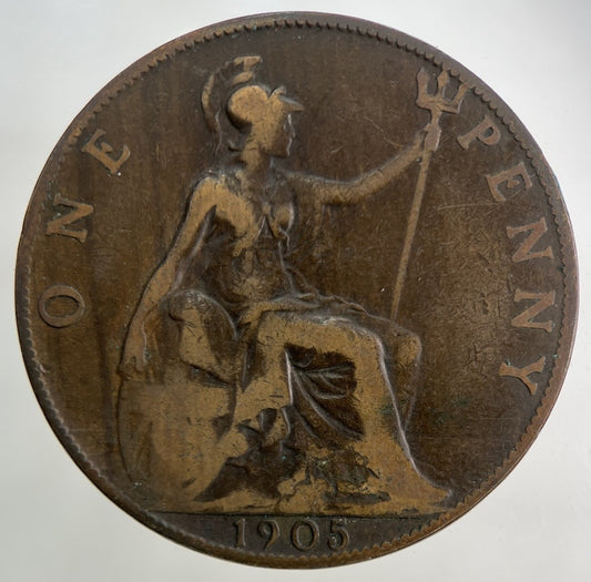 1905 Edward VII One Penny Coin | Collectable Grade