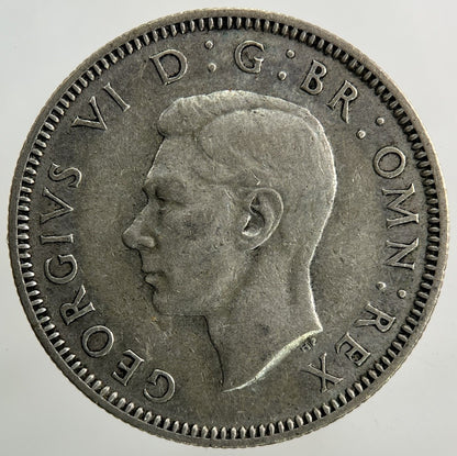 1944 George VI Shilling Silver Coin | Fine Collectable Grade