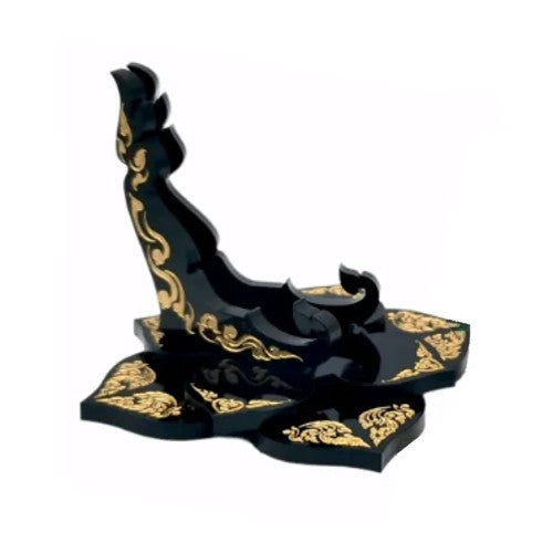 Black & Gold Thai 1oz Silver or Gold Coins / Amulet / Medal Display Stand