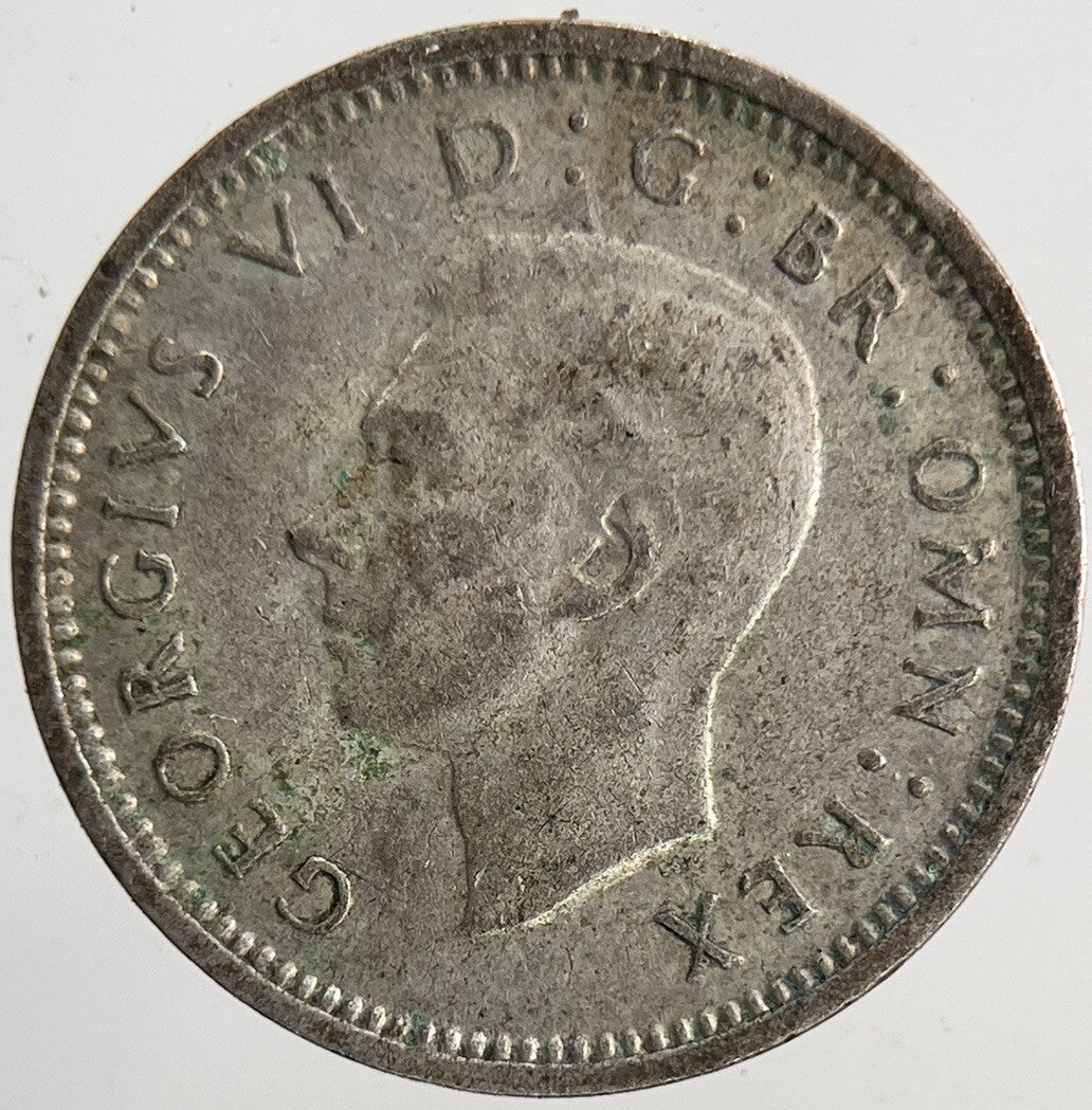 1938 George VI Threepence Silver Coin | Fine Collectable Grade | a6898