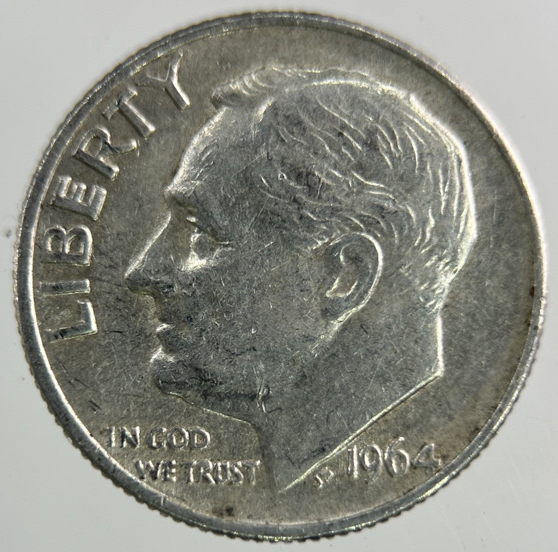 1964 US USA Roosevelt Dime Silver Coin | Fine Collectable Grade