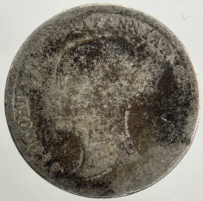 1875 Victoria Threepence Silver Coin | Fair Grade