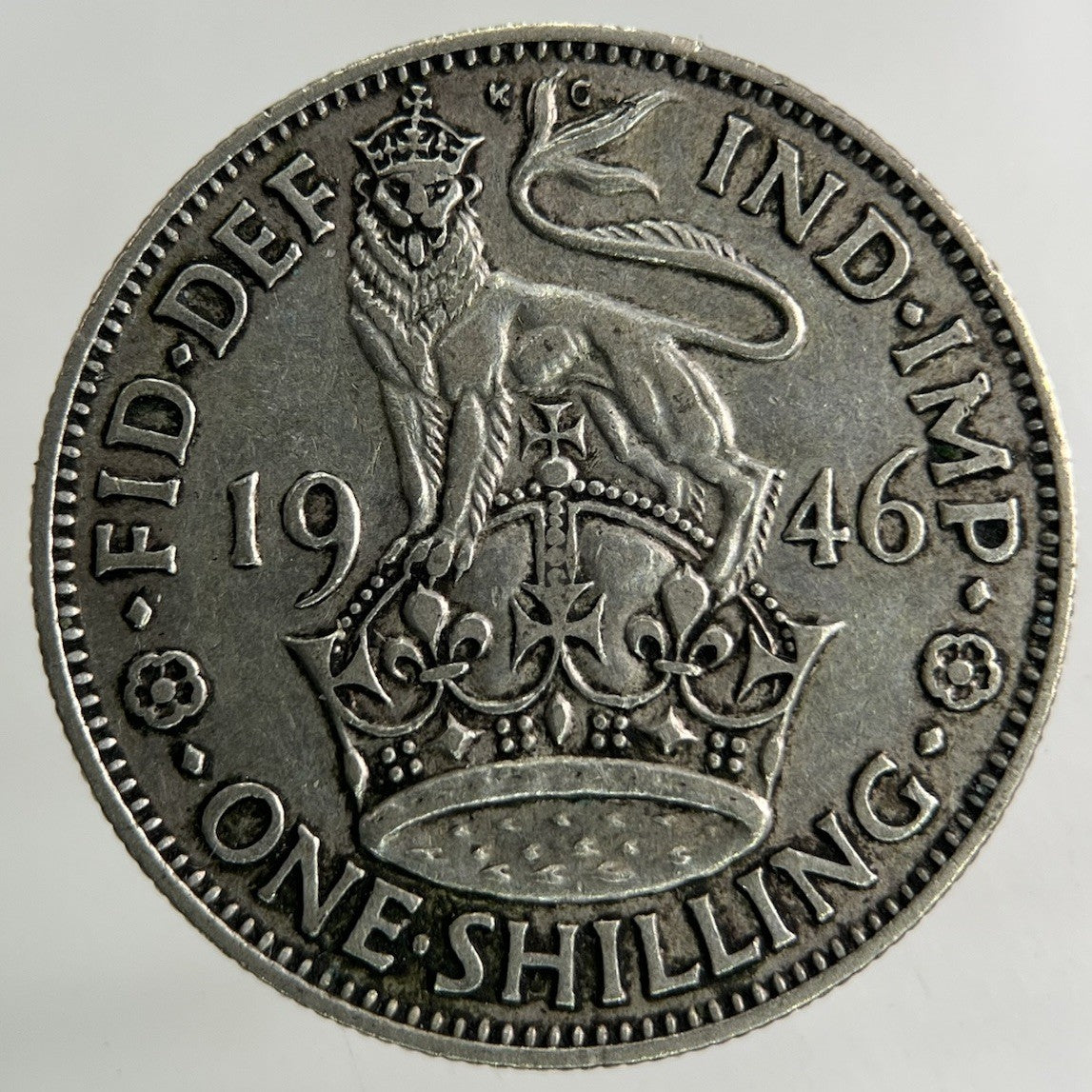 1946 George VI Shilling Silver Coin | Fine Collectable Grade