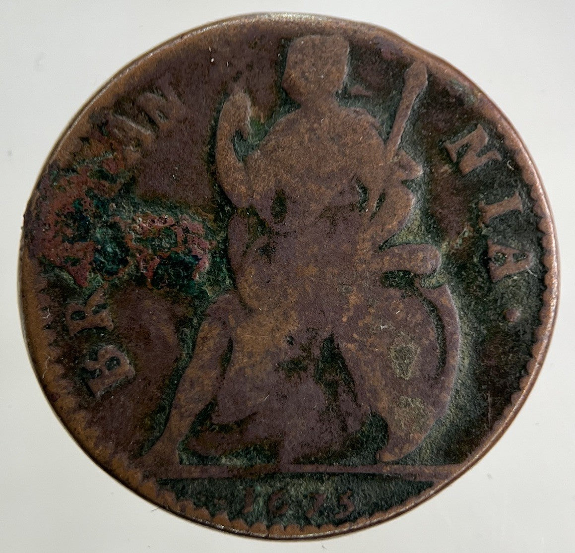 1675 Charles II 2nd Farthing Coin | Collectable Grade