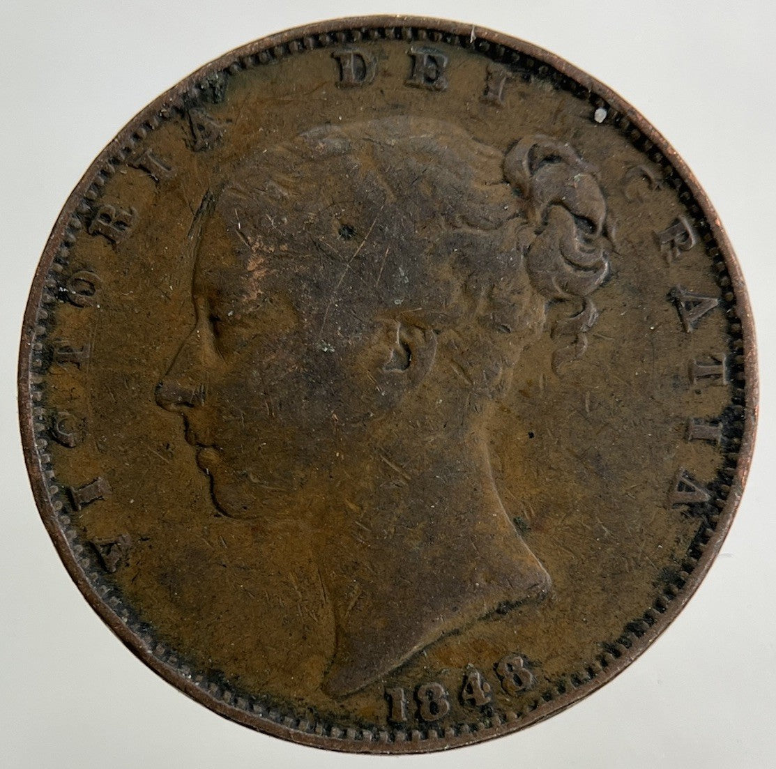 1848 Victoria Farthing Coin | Fine Collectable Grade