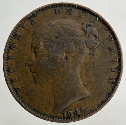 1848 Victoria Farthing Coin | Fine Collectable Grade