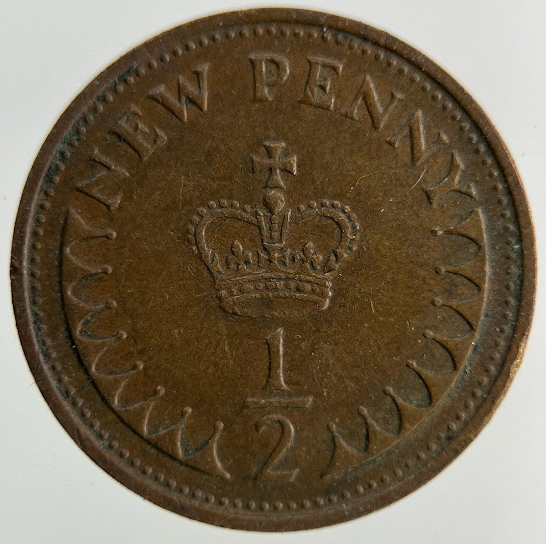 1971 Elizabeth II 2nd 1/2 Half - Penny Coin | Fine Collectable Grade