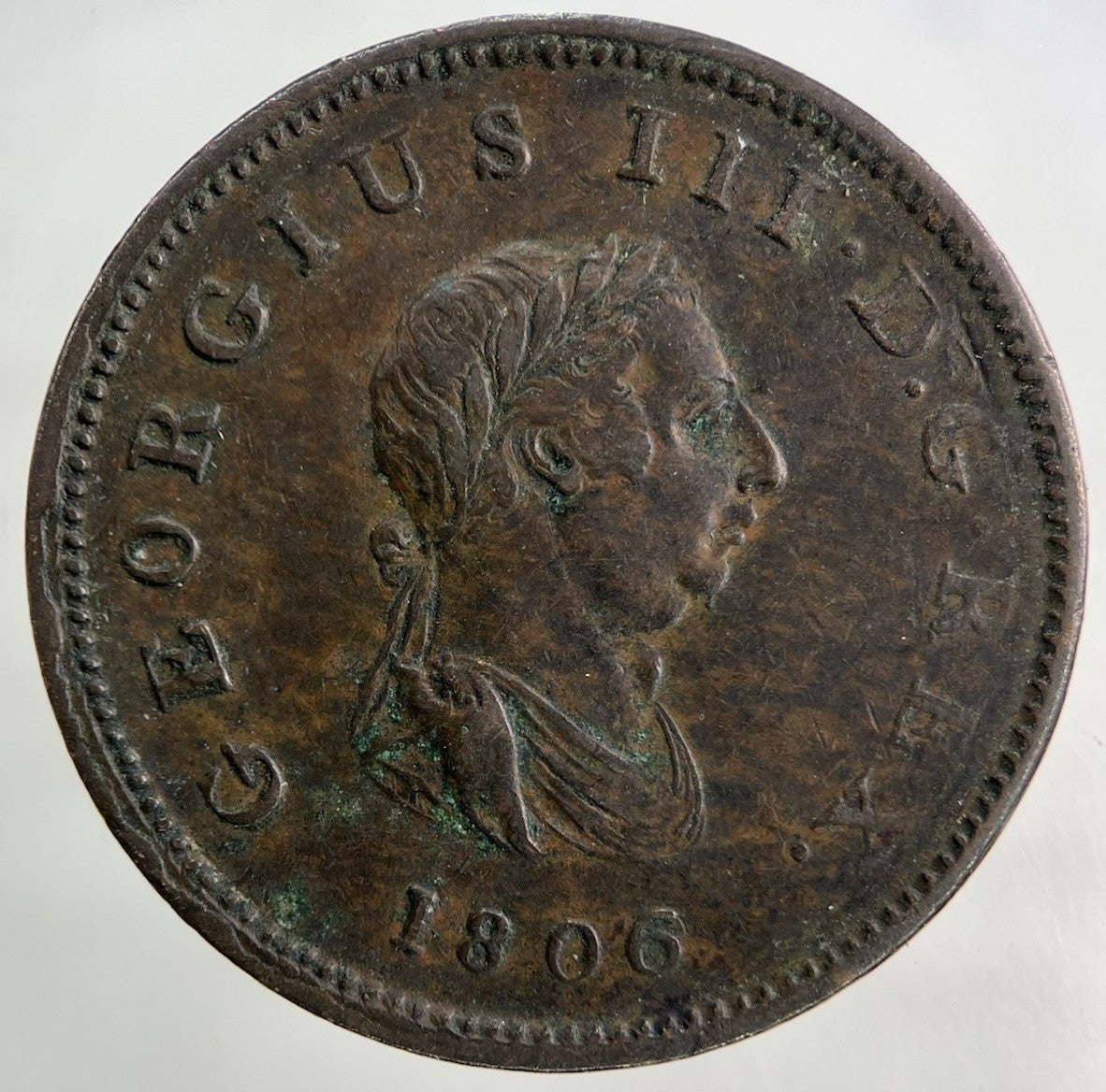 1806 George III 3rd Half - Penny Coin | Very High Grade