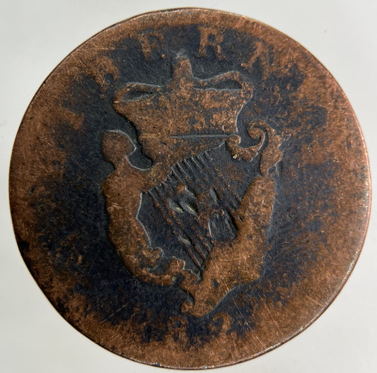1822 Irish Half - Penny Coin | Collectable Grade
