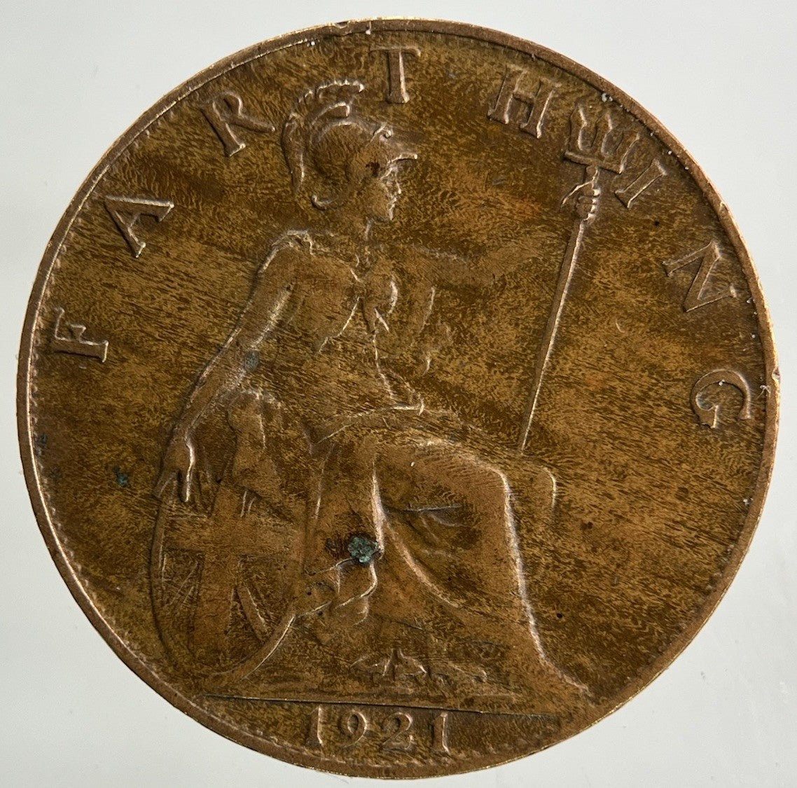 1921 George V Farthing Coin | Fine Collectable Grade