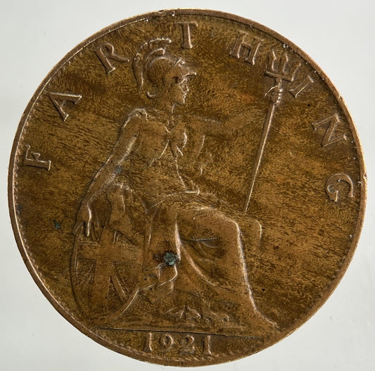 1921 George V Farthing Coin | Fine Collectable Grade