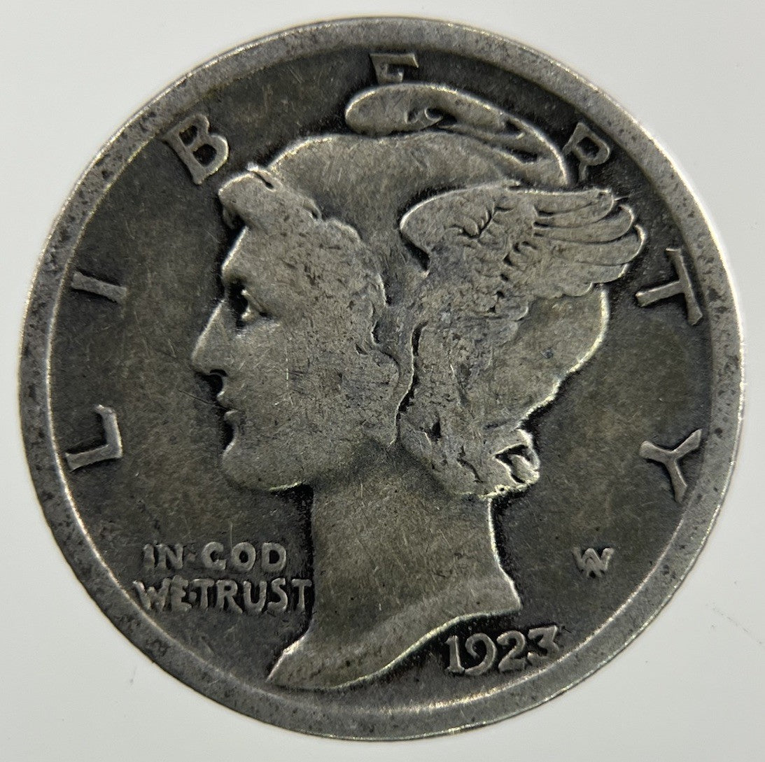 1923 US USA Mercury Dime Silver Coin | Collectable Grade