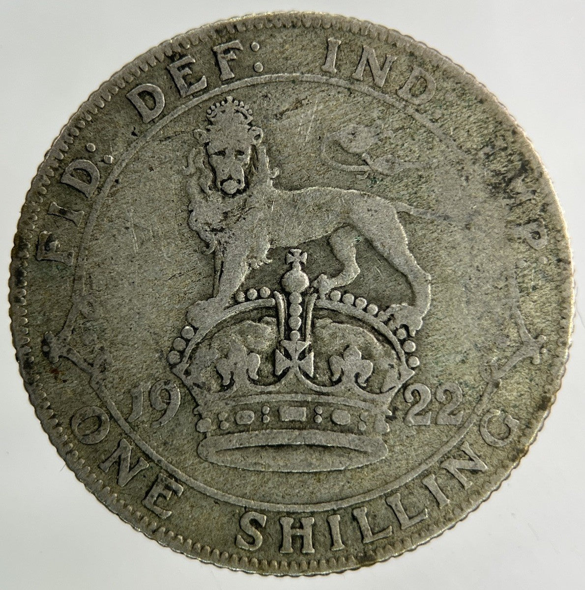 1922 George V Shilling Silver Coin | Collectable Grade