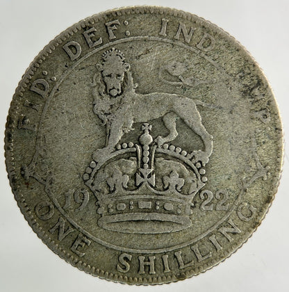 1922 George V Shilling Silver Coin | Collectable Grade