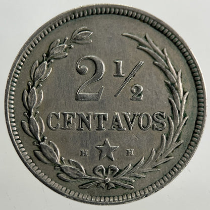 1888 Dominican Republic 2 1/2 Centavos Coin | Very High Grade