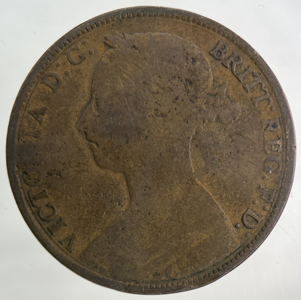 1888 Victoria One Penny Coin | Collectable Grade