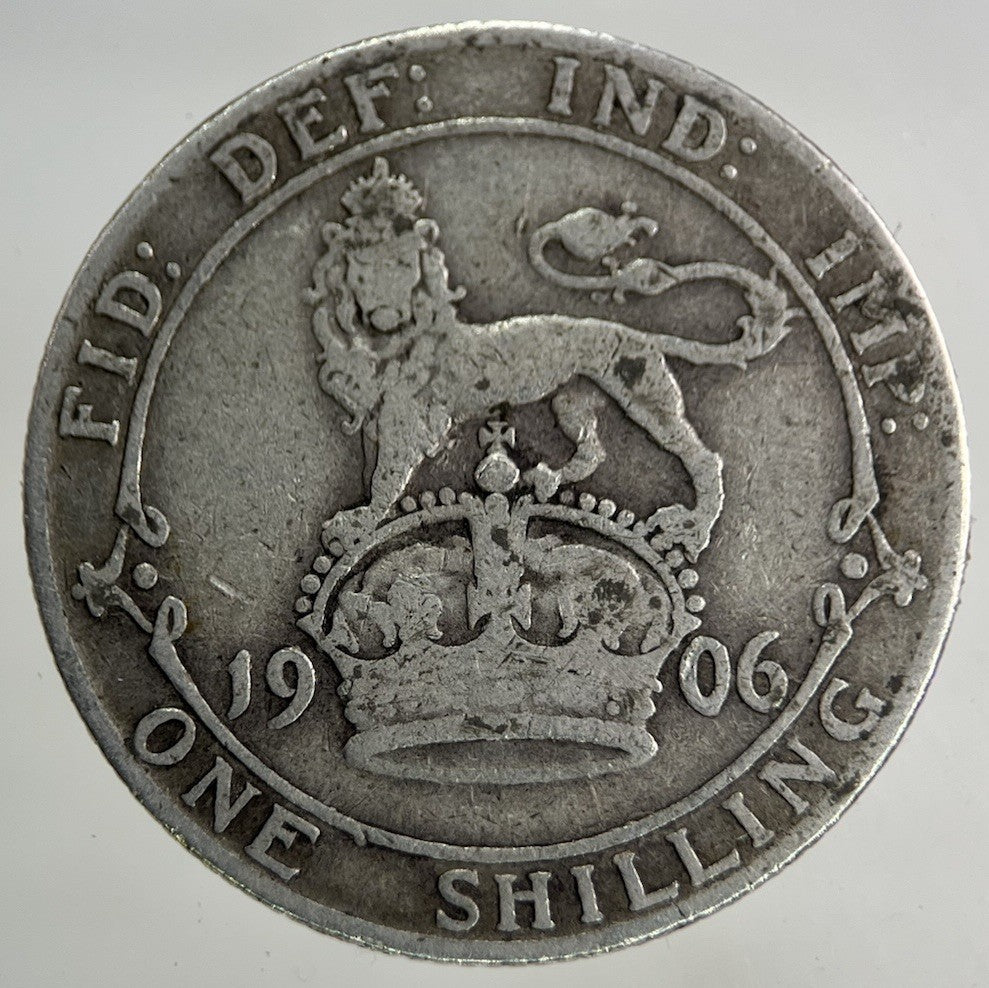 1906 Edward VII Shilling Silver Coin | Collectable Grade
