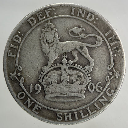 1906 Edward VII Shilling Silver Coin | Collectable Grade