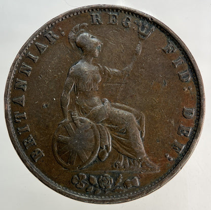 1853 Victoria Half - Penny Coin | Fine Collectable Grade