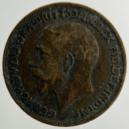 1917 George V Farthing Coin | Collectable Grade
