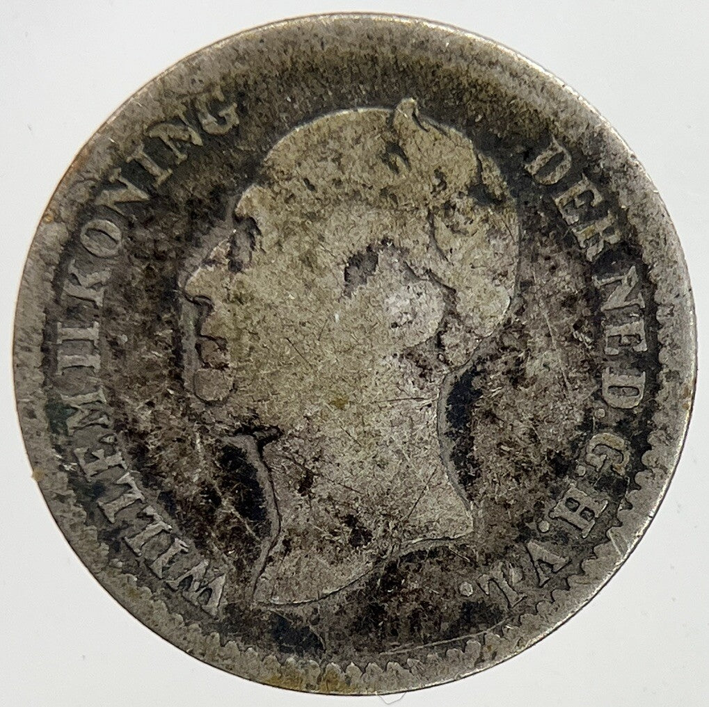 1849 Netherlands 10 Cents Silver Coin | Collectable Grade | a9004