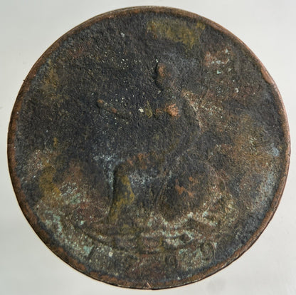1799 George III 3rd Half - Penny Coin | Fair Grade