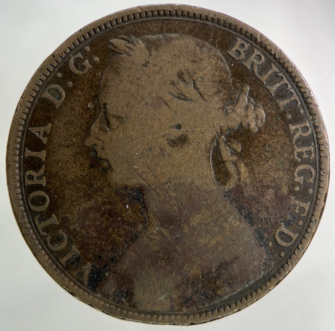 1889 Victoria One Penny Coin | Collectable Grade
