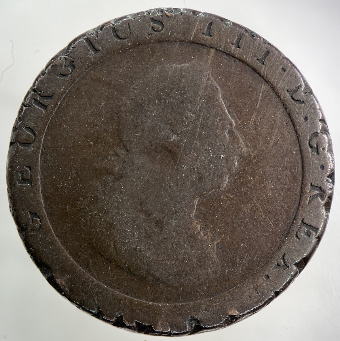 1797 George III 3rd Cartwheel One Penny Coin | Collectable Grade